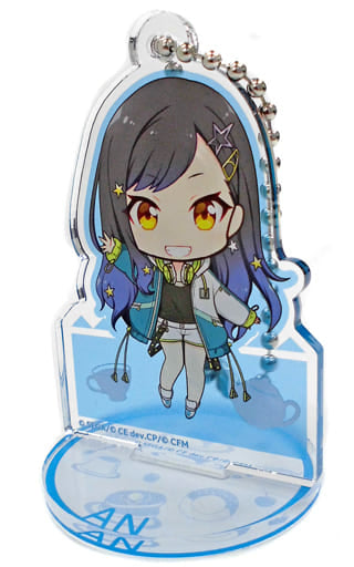An Shiraishi Hatsune Miku: Colorful Stage! Trading Acrylic Stand Key Chain Animax Cafe+ & Colabono Limited Key Chain [USED]