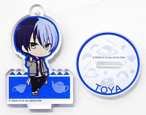 Toya Aoyagi Hatsune Miku: Colorful Stage! Trading Acrylic Stand Key Chain Animax Cafe+ & Colabono Limited Key Chain [USED]