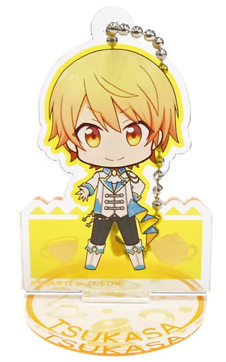 Tsukasa Tenma Hatsune Miku: Colorful Stage! Trading Acrylic Stand Key Chain Animax Cafe+ & Colabono Limited Key Chain [USED]