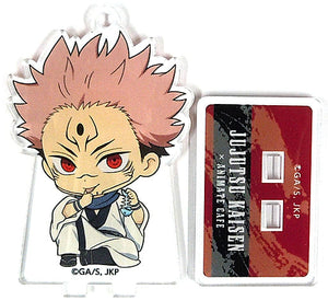 Ryomen Sukuna Jujutsu Kaisen Trading Acrylic Stand Key Chain animate cafe Limited Key Chain [USED]