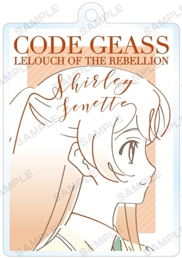 Shirley Fenette Code Geass: Lelouch of the Rebellion Lette-Graph Trading Acrylic Key Chain Key Chain [USED]
