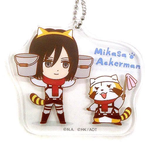 Mikasa Ackerman Rascal Rascal X Attack on Titan Part 2 Acrylic Key Chain Key Chain [USED]