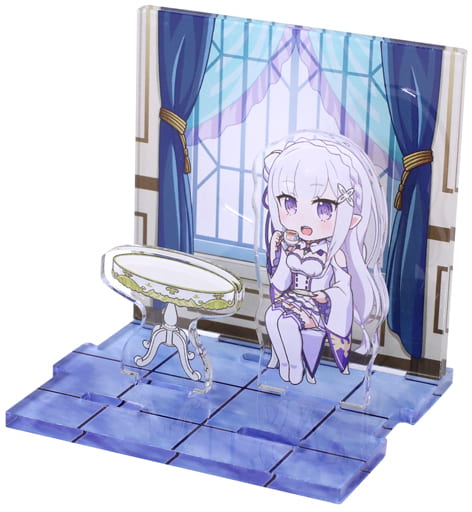 Emilia Re:ZERO -Starting Life in Another World- Acrylic Diorama Acrylic Stand [USED]
