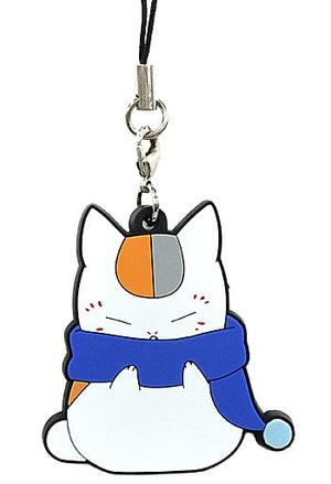 Nyanko-sensei Scarf Blue Natsume's Book of Friends: The Waking Rock and the Strange Visitor Rubber Charm D Theater Limited Charm [USED]