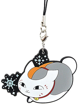 Nyanko-sensei Crystal Natsume's Book of Friends: The Waking Rock and the Strange Visitor Rubber Charm E Theater Limited Charm [USED]