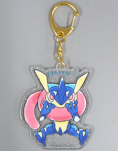 Greninja Pokemon Acrylic Keychain Collection Berobe! Pokemon Center Limited Key Chain [USED]
