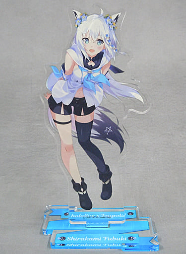 Shirakami Fubuki VTuber Hololive Acrylic Stand Joypolis Happy Party Limited Acrylic Stands [USED]