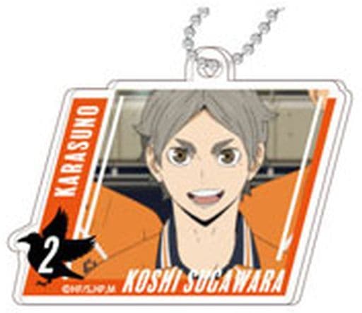 Koushi Sugawara Haikyu!! TO THE TOP Decofla Acrylic Key Chain Karasuno High School Key Chain [USED]