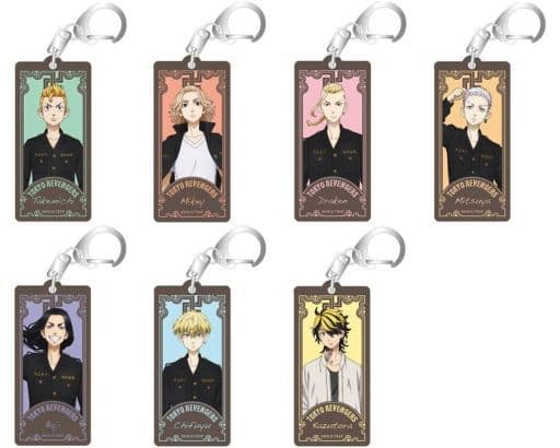 Keisuke Baji, etc. Tokyo Revengers Acrylic Keychain Collection All 7 Types Set Key Chain [USED]