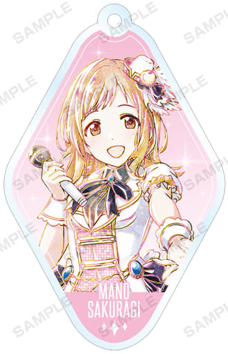 Mano Sakuragi THE IDOLM@STER Shiny Colors Ani-Art Trading Acrylic Keychain Ver.A Key Chain [USED]