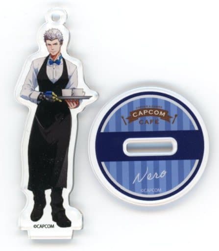 Devil May Cry 5 Special Edition Nero Acrylic Stand Keychain Capcom Cafe Limited Keychains [USED]