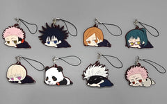 Megumi Fushiguro, etc. Jujutsu Kaisen Darun Rubber Strap Collection All 8 Types Set Key Chain [USED]