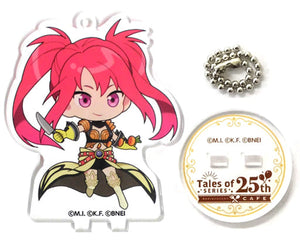 Nanaly Fletch Tales of Destiny 2 Tales of Series 25th Anniversary Trading Acrylic Stand Key Chain Group A animatecafe Business Trip Version Limited Key Chain [USED]