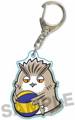 Kotaro Bokuto Haikyu!! TO THE TOP Gyugyutto Acrylic Key Chain Key Ring [USED]