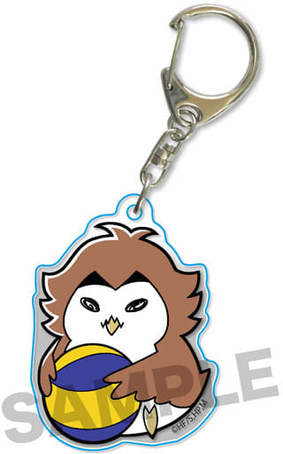Keiji Akaashi Haikyu!! TO THE TOP Gyugyutto Acrylic Key Chain Key Ring [USED]