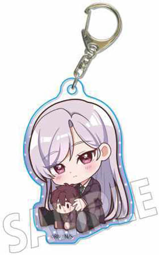 Nano Eiai The 100 Girlfriends Who Really, Really, Really, Really, Really Love You Gyugyutto Acrylic Key Chain Key Ring [USED]