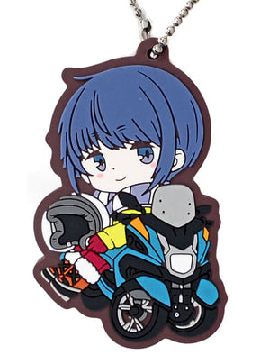 Rin Shima Tricity Laid-Back Camp Season 2 Capsule Rubber Mascot 004 Key Chain [USED]