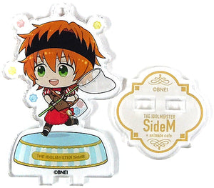 Haruna Wakazato THE IDOLM@STER SideM Trading Acrylic Stand Key Chain Sweetie Wonderland Ver. Group C animate cafe Limited Key Chain [USED]