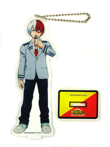 My Hero Academia Heroes Rising Shoto Todoroki Acrylic Stand Keychain Karaoke no Tetsujin Limited Acrylic Stands [USED]