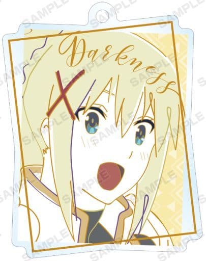 Darkness KonoSuba God's Blessing on this Wonderful World! Lette-Graph Trading Acrylic Key Chain Key Chain [USED]