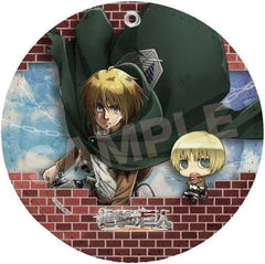 Armin Arlert 003 Leather Coaster Key Ring Attack on Titan Key Chain [USED]