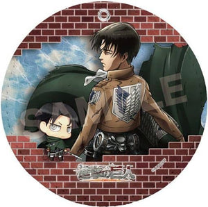 Levi 09 Attack on Titan Leather Coaster Key Ring Key Chain [USED]