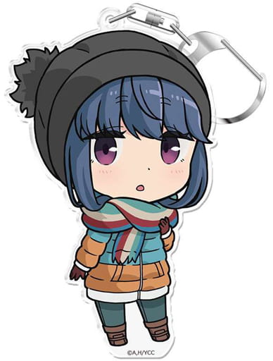 Rin Shima Laid-Back Camp Season 2 Punicolle! Key Chain with Stand Key Chain [USED]