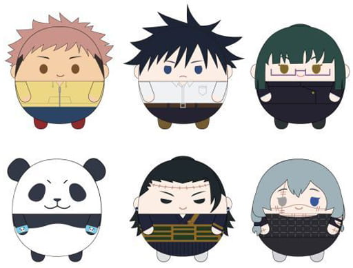 Maki Zenin, etc. Jujutsu Kaisen Fuwakororin 2 All 6 Types Set Mascot [USED]