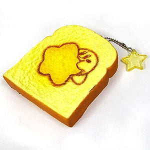 Warp Star Butter Toast Kirby Squeeze Pupupu Train 2018 Key Ring [USED]