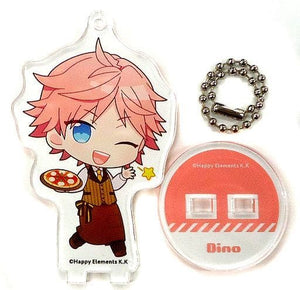 Dino Albani Secret Helios Rising Heroes Trading Acrylic Stand Key Chain animate cafe Limited Key Chain [USED]