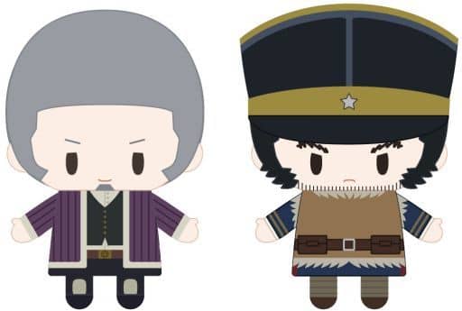 Shiraishi Tanigaki Golden Kamuy Puppela Set Finger Mascot Key Chain [USED]