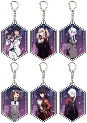 Anos Voldigoad, etc. The Misfit of Demon King Academy Acrylic Key Chain 01 All 6 Types Set Key Chain [USED]