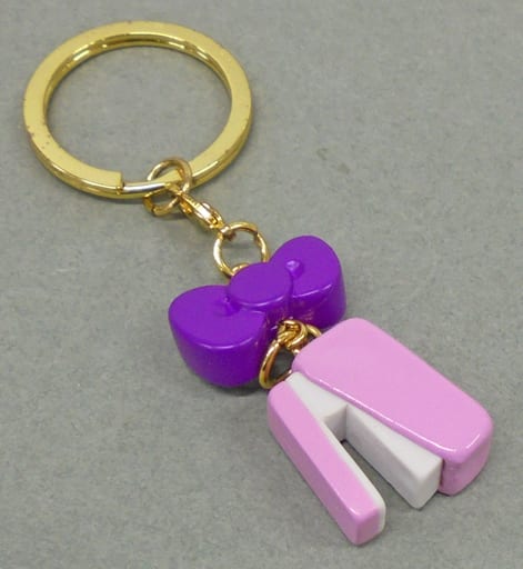 Hitagi Senjougahara Monogatari Series X Hello Kitty Capsule Kuji Sanrio Atsumete Mascot with Keyring Mascot with Keyring Prize Key Chain [USED]