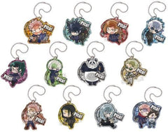 Ryomen Sukuna, etc. Jujutsu Kaisen Pita! Deformed Episode Acrylic Key Chain All 12 Types Set Key Chain [USED]