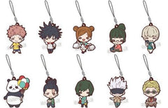 Satoru Gojo, etc. Jujutsu Kaisen Nitotan Ending Rubber Mascot All 10 Types Set Key Chain [USED]