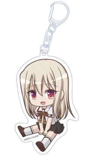 Illyasviel Von Einzbern Uniform Fate/kaleid liner Prisma Illya Prisma Phantasm Petanko Acrylic Key Chain Key Chain [USED]