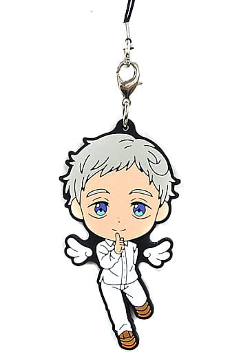 Norman Wing The Promised Neverland Ichiban Kuji The Last Field Onigokko Rubber Strap Kyun Chara Illustrations Prize L Key Chain [USED]