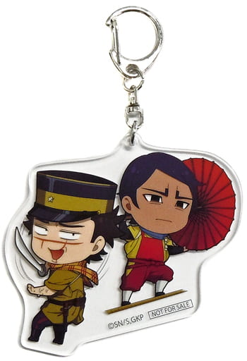 Saichi Sugimoto Otonoshin Koito Golden Kamuy Newly Drawn Mini Character Acrylic Key Chain animate Limited Blu-Ray/DVD Vol.7 First Limited Edition Purchase Bonus Key Chain [USED]