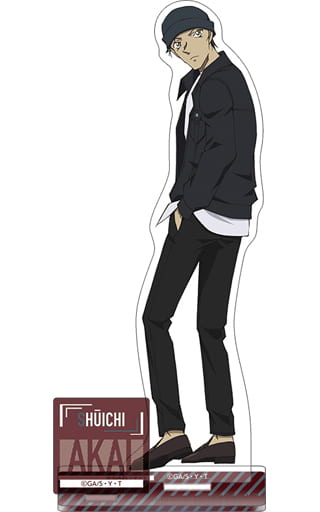 Shuichi Akai Denim Detective Conan Acrylic Stand Acrylic Stand [USED]