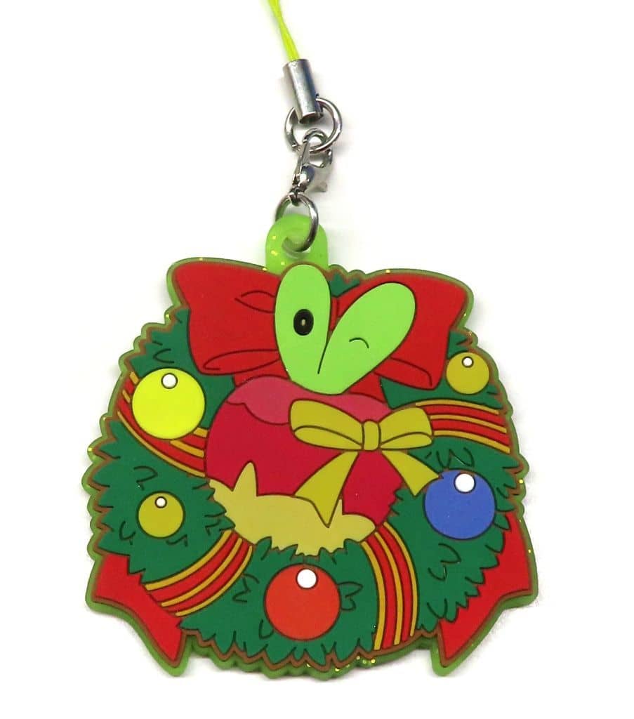 Applin Pokemon Rubber Strap Collection Pokemon Christmas Wonderland Pokemon Center Limited Key Chain [USED]