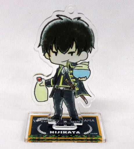 Toushirou Hijikata Gintama The Final Trading Acrylic Stand Key Chain Capcom Cafe Limited Key Chain [USED]