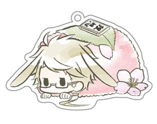 Doppo Kunikida Bungo Stray Dogs Retro Chikku Acrylic Key Chain Haru Usagi Ver. Key Chain [USED]