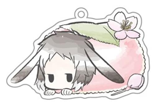 Ryunosuke Akutagawa Bungo Stray Dogs Retro Chikku Acrylic Key Chain Haru Usagi Ver. Key Chain [USED]