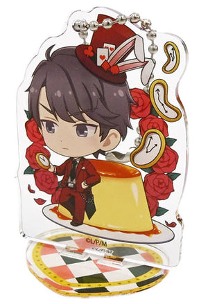 Zen Mr Love: Queen's Choice Trading Acrylic Stand Key Chain animate cafe Limited Key Chain [USED]