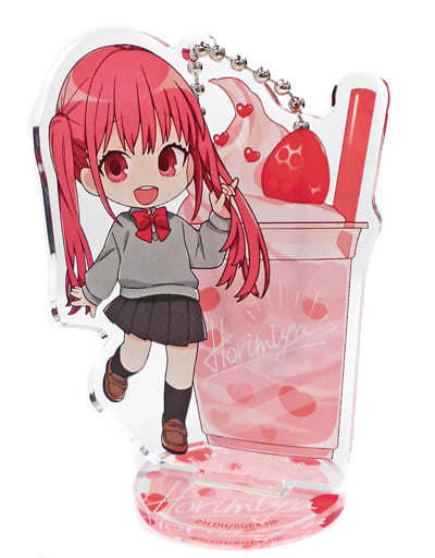 Remi Ayasaki Horimiya Trading Acrylic Stand Key Chain Drink Museum in animate Limited Key Chain [USED]