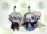 Kadoc Anastasia Fate/Grand Order Local Illustration Acrylic Charms Kagoshima Winter Caravan Online 2021 Limited Set of 2 Charm [USED]