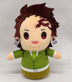 Tanjiro Kamado Kimetsu Gakuen Ver. Demon Slayer: Kimetsu no Yaiba Potetto Mascot Plush Toy Demon Slayer Festival Online: Anime 2nd Anniversary Festival Aniplex+ Made-To-Order Limited Plush Toys [USED]