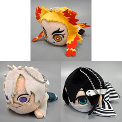 Kyojuro Rengoku, etc. Demon Slayer: Kimetsu no Yaiba Extra Nesoberi Key Chain Mascot Vol.3 All 3 Types Set Key Chain [USED]