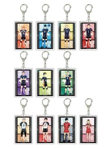 Shoyo Hinata, etc. Haikyu!! TO THE TOP Film Keychain All 11 Types Set Key Chain [USED]