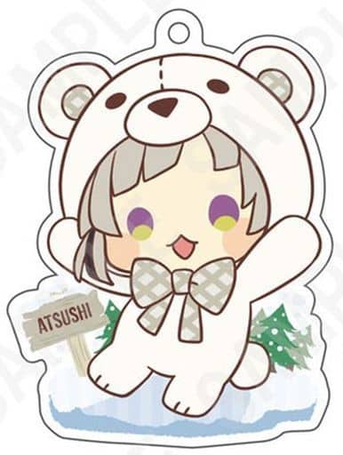 Atsushi Nakajima Bungo Stray Dogs Acrylic Strap Kigurumi Series Bears Ver. Key Chain [USED]